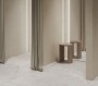 Stone effect Ivory/Cream/Beige Large Format Over 600x600 Porcelain for Wall/Floor; Finish - Matt