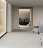 Stone effect Ivory/Cream/Beige Large Format Over 600x600 Porcelain for Wall/Floor; Finish - Matt