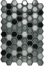 NB19944 Hexagon Black Interlocking Mosaic 200x300mm - 3.1m²