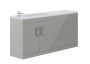 Bridge Floor Standing 120cm Combination Unit Light Grey