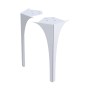 Wimborne Front Legs To Suit 62cm Unit Pack Of 2 Gloss White