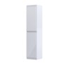 Rectory Wall Hung 2 Door  Column Unit 35cm Gloss White