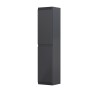 Rectory Wall Hung 2 Door Column Unit 35cm Matt Black