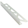 Genesis Aluminium TRADELINE Straight Edge Trim Chrome Effect BTS12.CH 12mm x 2.5m