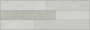 NB17264 Galaxy Silver Large Brick Decor Wall Tile 200x600mm - 7.95m²