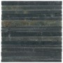 NB19814 Designer Stone Nightshade Slate Random Strips 300x300mm - 4.18m²