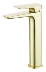 Osborne Brushed Brass Tall Mono Basin Mixer