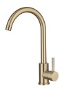 Quadro Brushed Brass Kitchen Sink Mixer