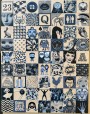 Patterned --and-- Statement Blue/Purple Small Format 150x150 - 250x400 Porcelain for Wall/Floor; Finish - Satin/Semi Polished