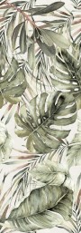 Patterned --and-- Statement Green Large Format Over 600x600 Ceramic for Wall; Finish - Matt