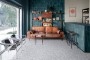 Lume Blue 3D Rake Structure Gloss Porcelain Wall & Floor Tile 240x60mm