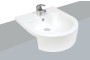 Olympus Lure 43cm 1 Taphole Semi-Counter Top Basin 