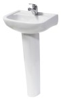 Olympus 45cm 2 Taphole Cloak Room Basin 