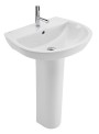 Eclipse 60cm 2 Taphole Wash Basin 