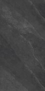 Marble Effect Black/Dark Grey Large Format Over 600x600 Porcelain for Wall/Floor; Finish - Matt