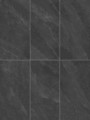 Marble Effect Black/Dark Grey Large Format Over 600x600 Porcelain for Wall/Floor; Finish - Matt