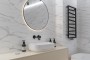 Manhattan Matt White Marble Ceramic Wall Tile 250x400mm