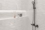Manhattan Gloss Light Grey Marble Ceramic Wall Tile 250x400mm