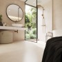 Stone effect Ivory/Cream/Beige Medium Format 260x410 - 595x595 Porcelain for Wall/Floor; Finish - Matt
