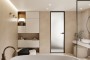 Stone effect Ivory/Cream/Beige Medium Format 260x410 - 595x595 Porcelain for Wall/Floor; Finish - Matt