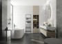 Stone effect White Medium Format 260x410 - 595x595 Porcelain for Wall; Finish - Matt