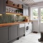 Modern Slate White Rectified Porcelain Wall & Floor Tile 600x600mm