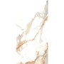 Marble Effect White Large Format Over 600x600 Porcelain for Wall/Floor; Finish - Gloss/Polished