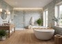 Spring Blossom Green Decor Ceramic Wall Tile 400x1200mm