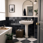 Olympia Carrara Marble Porcelain Wall & Floor Tile 600x600mm