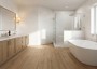 Fleur De Lis White Minimal Porcelain Matt Wall & Floor Tile 600x1200mm