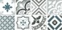 NB18205 Truro Blue Mix Patterned Wall & Floor 200x200mm - 4m²