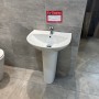 Invent 1 Tap Hole Basin Including Pedestal 56cm