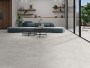 Stone effect Grey/Silver Large Format Over 600x600 Porcelain for Wall/Floor; Finish - Matt