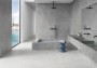 Stone effect White Large Format Over 600x600 Porcelain for Wall/Floor; Finish - Matt