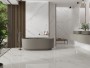 Marble Effect White Large Format Over 600x600 Porcelain for Wall/Floor; Finish - Gloss/Polished