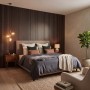 Acoustic Wood Slat Wall Panel Walnut 2400x600mm