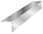 Allure Shower Wall Panel Aluminium External Corner Capping Trim Satin Silver 2400mm