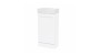 Malvern 40cm One Door Floorstanding Cloakroom Unit & Basin in White Gloss - Right Handed