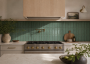 Promenade Sage Gloss Porcelain Wall & Floor Tile 60x240mm