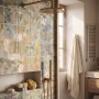 Patterned --and-- Statement Mixed Small Format 150x150 - 250x400 Porcelain for Wall; Finish - Satin
