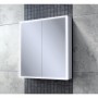 Qubic Double Door Mirror Cabinet 800x700x130mm