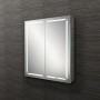 Groove Double Door Mirror Cabinet 700x800mm