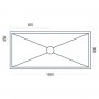 Premier Shower Deck  1601-1700mm  for ; Finish -