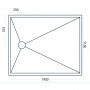 Premier Shower Deck  1701-1800mm  for ; Finish -