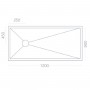 Premier Shower Deck  Up to 1200mm  for ; Finish -