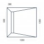 Premier Linear Shower Deck  Up to 1200mm  for ; Finish -