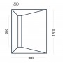 Premier Linear Shower Deck  Up to 1200mm  for ; Finish -