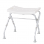 Ridder Comfort Fold-Away Bathroom Stool White - 50X31cm