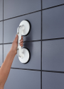Ridder Comfort Suction Grip With 2 Suction Pads Premium, White Length Approx 33cm