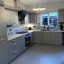 Stone effect Grey/Silver Large Format Over 600x600 Porcelain for Wall/Floor; Finish - Natural